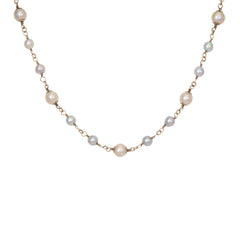 Silver and Freshwater Pearl Necklace