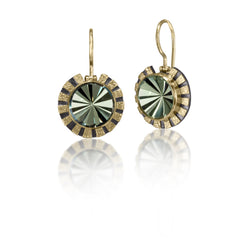 STRIPE 1 Green Amethyst Earring