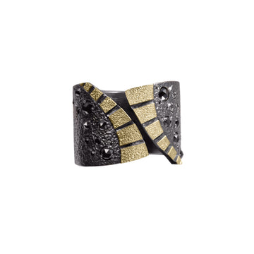Stripe R3 Black Diamond Ring