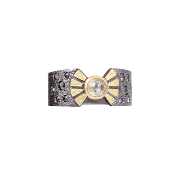 Stripe R6 Diamond Ring