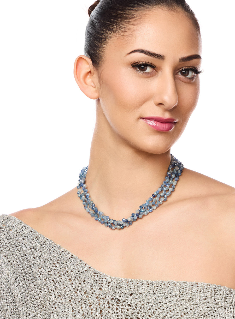 Faceted Kyanite Necklace