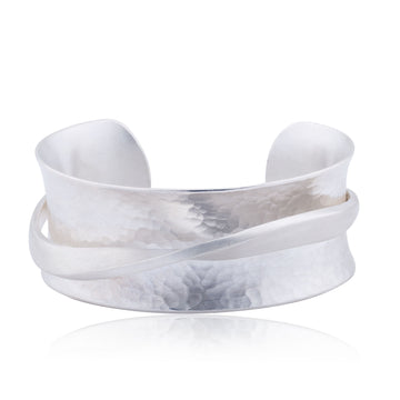 SIZE NEEDED: HAMMERED STERLING SILVER 