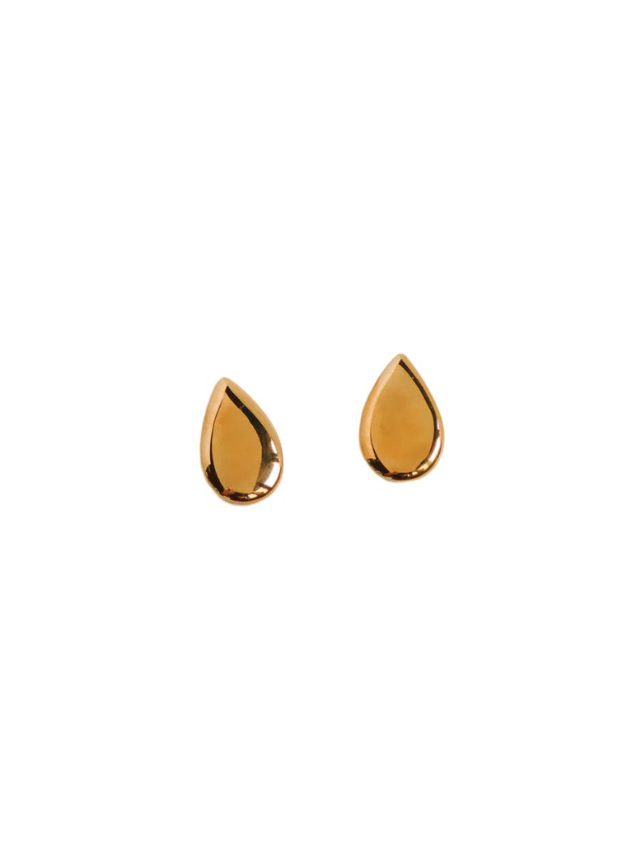 Teardrop Earrings - Gold