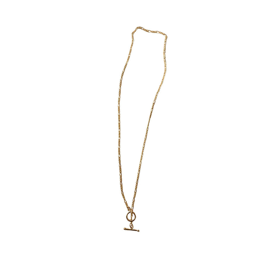 Figaro Toggle Chain - 14k Gold Fill