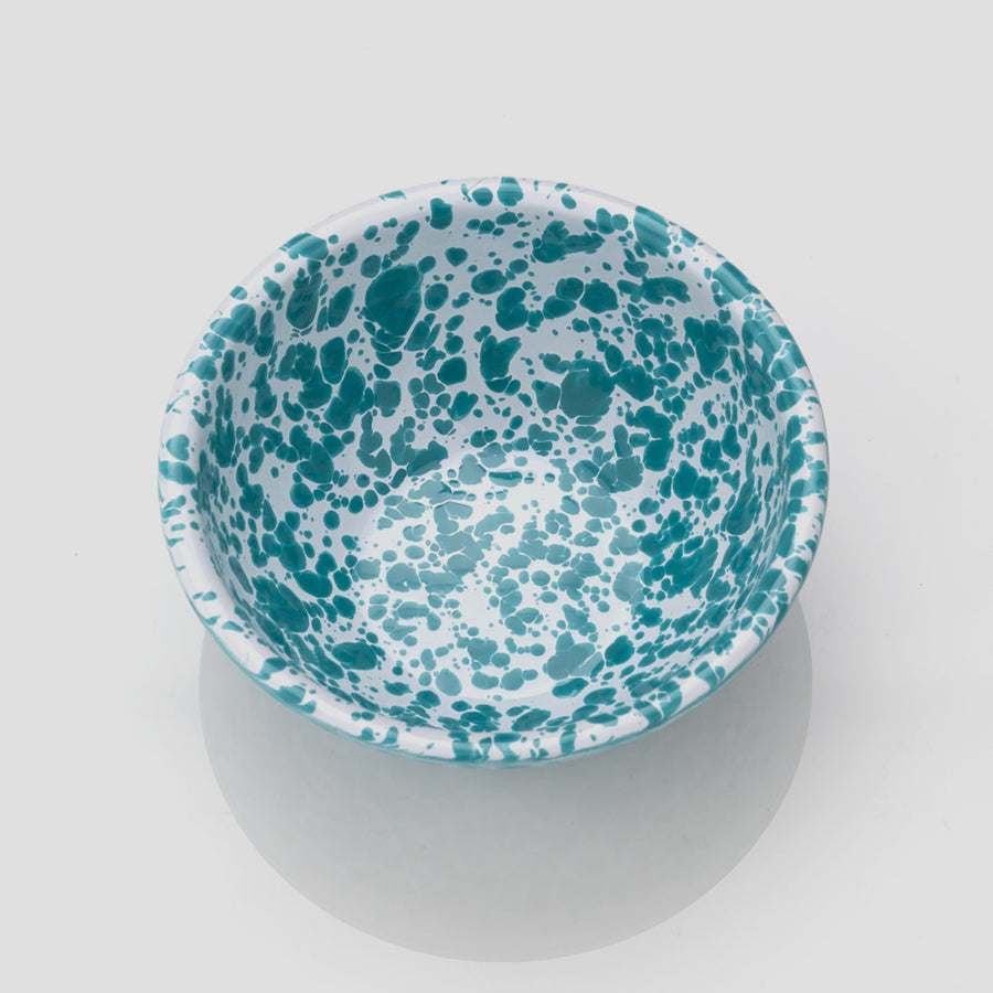 Turquoise Splatter Cereal Bowl