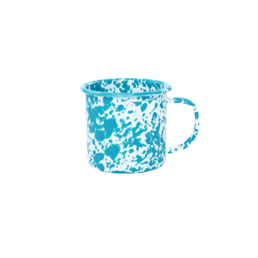 Turquoise Splatter 12oz Mug