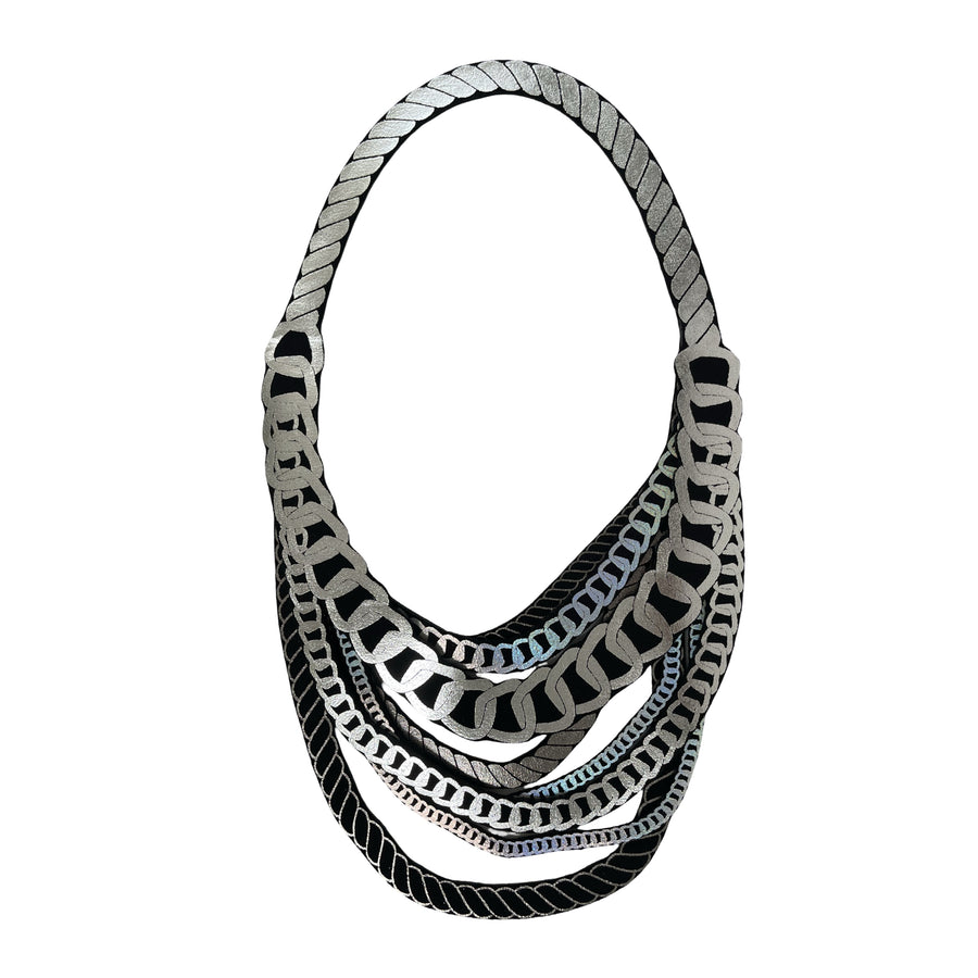 ULI ROPES NECKLACE - SILVER
