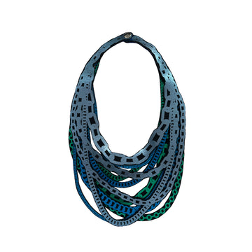CHAINS PETITE - BLUES & EMERALD