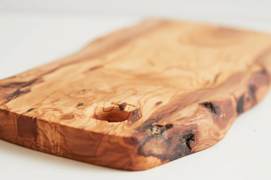 Italian Olivewood Charcuterie & Chopping Board with Handle Hole