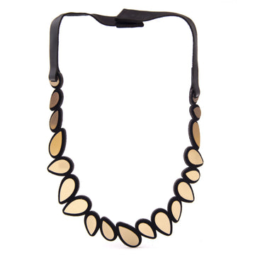 Raindrop Necklace Round