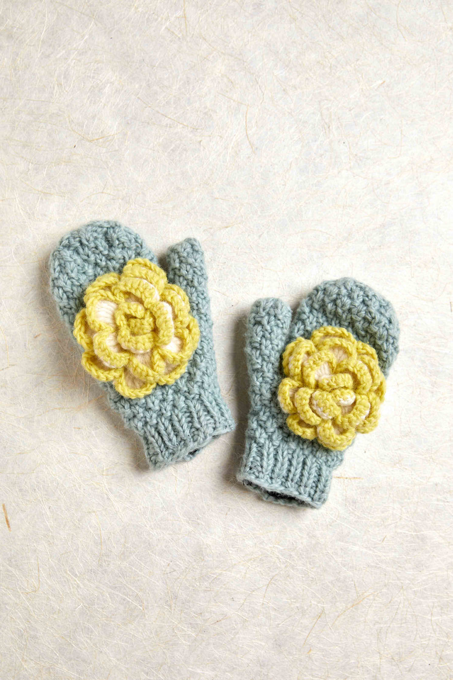 Kids Mittens - Chantilly Sage