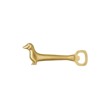 Whimsical Gold Bottle Opener - Dog