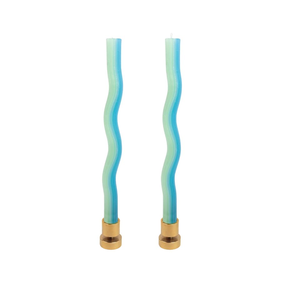 Blue Wiggle Candles - Set of 2