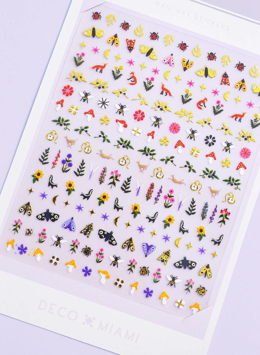 Nail Art Stickers: Wildflower