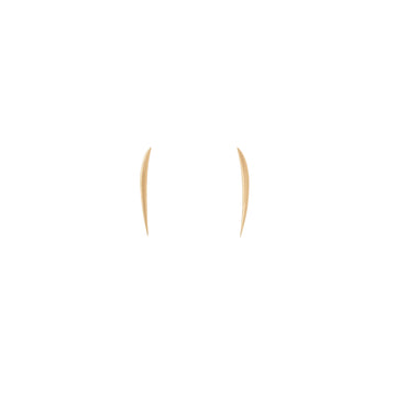 Long Blade Wisp Earrings - 10K Yellow Gold