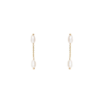 Short Pearl Shower Earrings