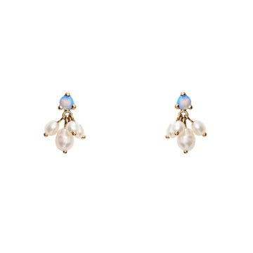 Opal & Pearl Cloudburst Earrings