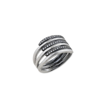 ZEBRA DIAMOND RING