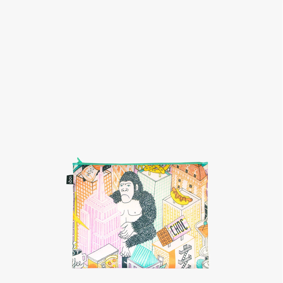 JACQUELINE COLLEY Pop Culture New York Recycled Zip Pockets