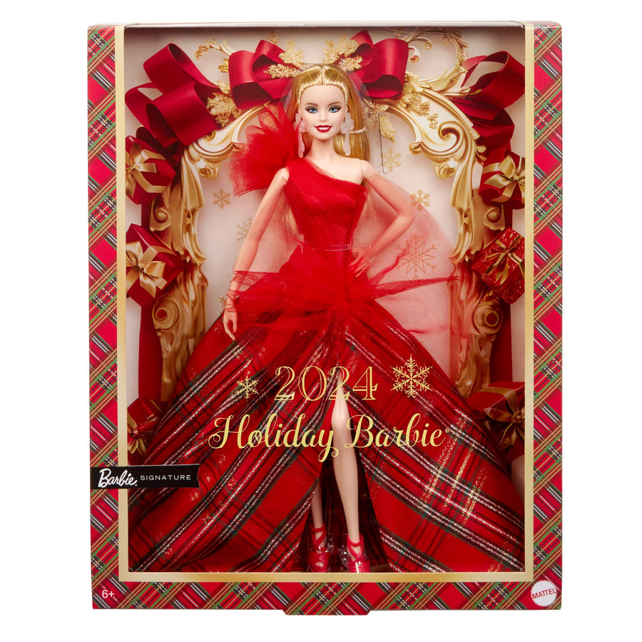 Barbie Holiday 2024 Doll with Long Blonde Hair