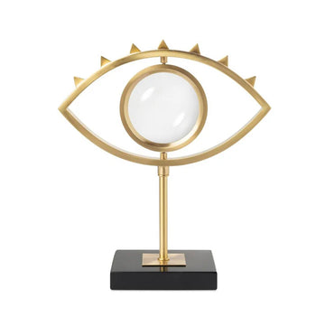 bronze MAGNIFIER EYE sculpture