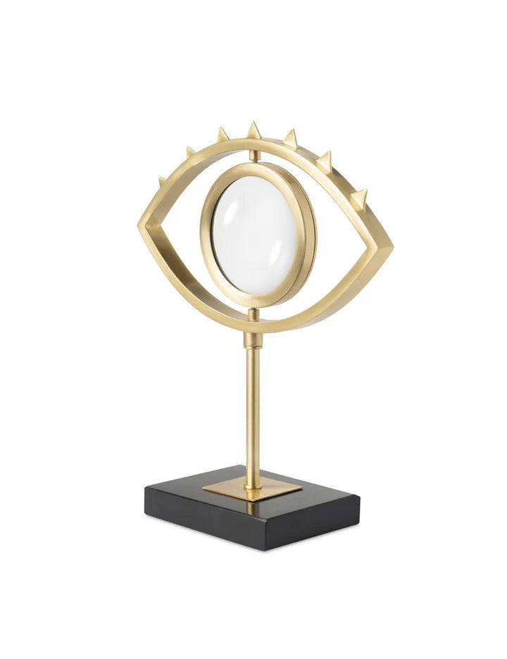 bronze MAGNIFIER EYE sculpture