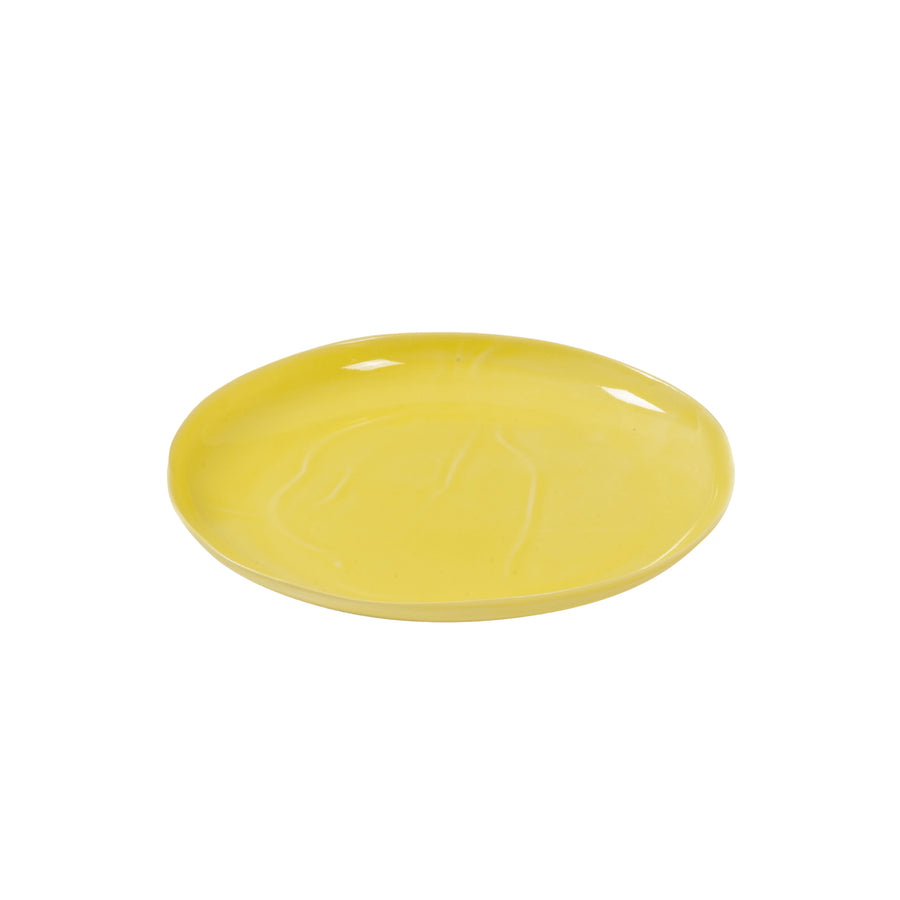 Porcelain Saucer - Yellow