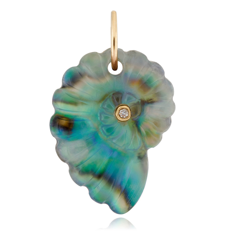 Luminescent Ammonite Charm