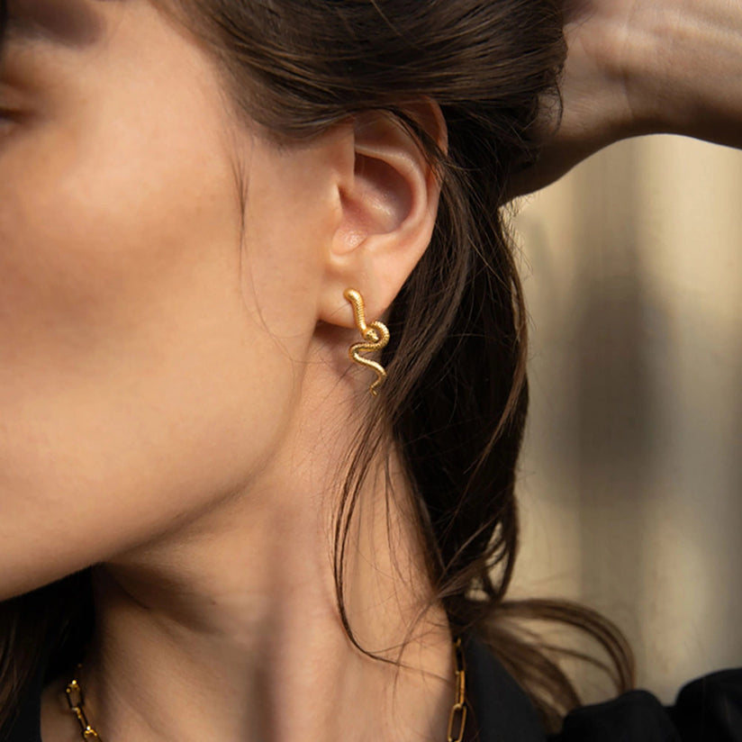 Mystic Serpent Cascade Earrings