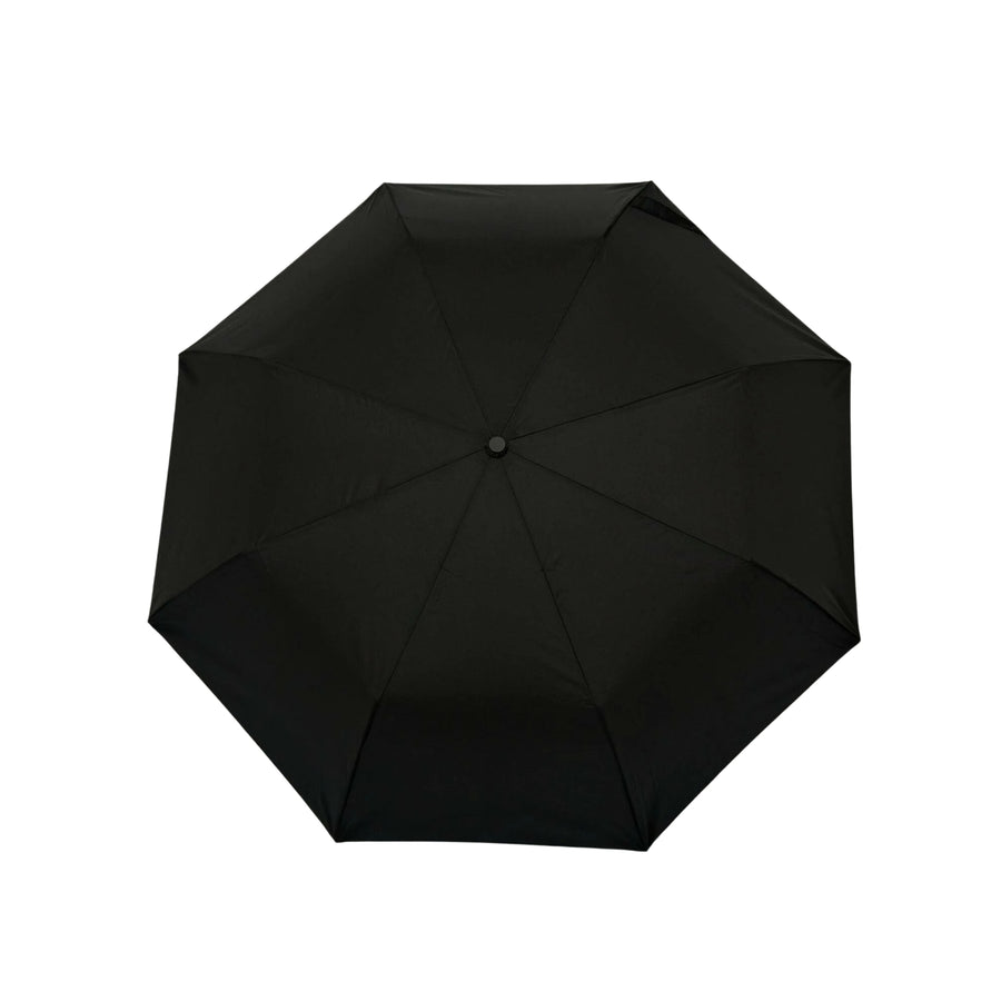 Black 100% recycled plastic bottle Compact Duck Umbrella