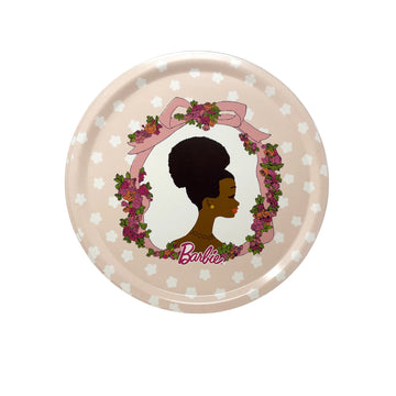 Rose Barbie Cameo Round Tray