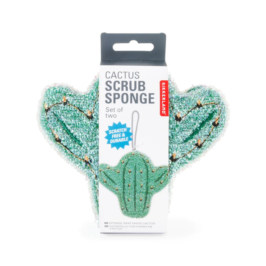 Cactus Sponge Scrubber- Set of 2