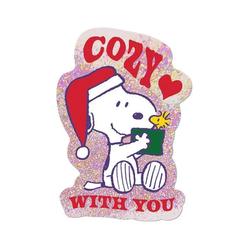 Christmas Cozy With You by Peanuts Sticker
