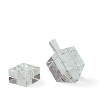 Clear Crystal Dreidel