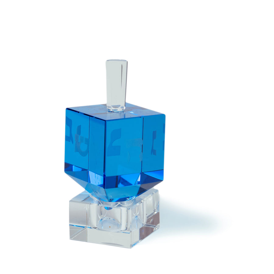 Blue Crystal Dreidel