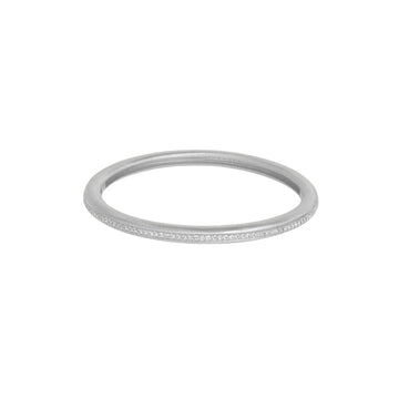 Colette Pave Bangle Bracelet - Silver
