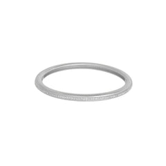 Colette Pave Bangle Bracelet - Silver