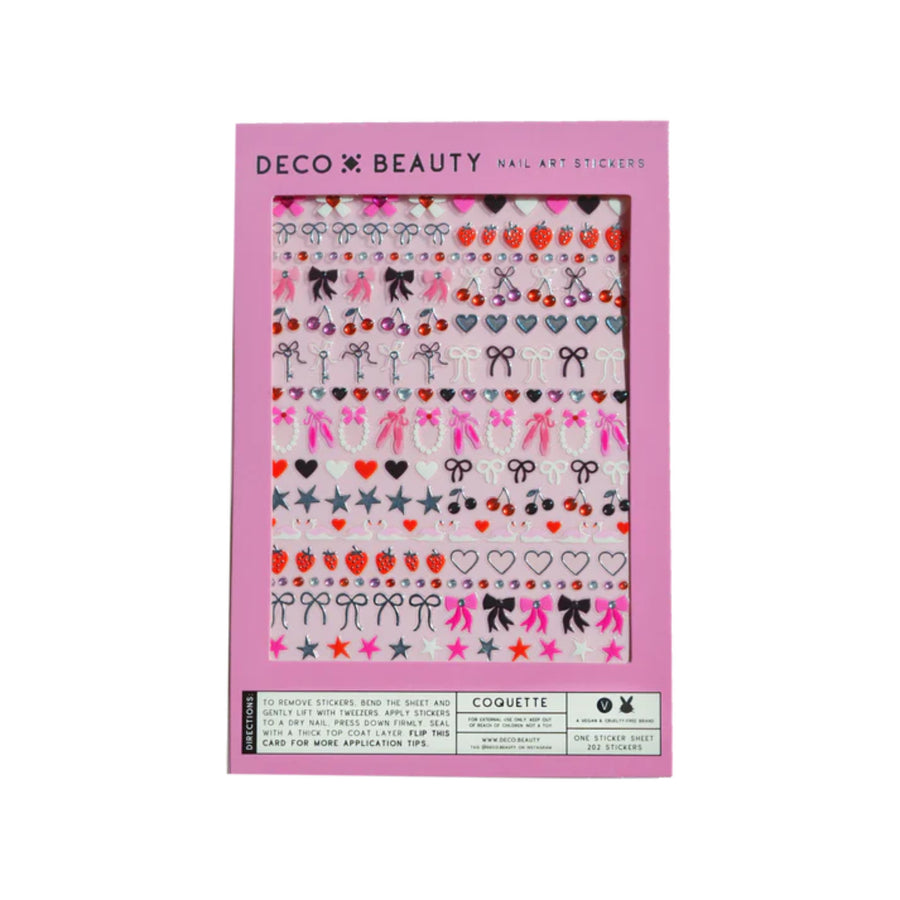 Nail Art Stickers: Coquette