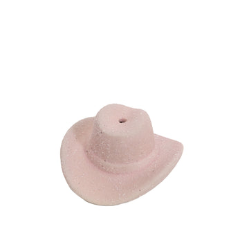 Pink Cowboy Hat Incense Holder + Hinoki Wood Incense