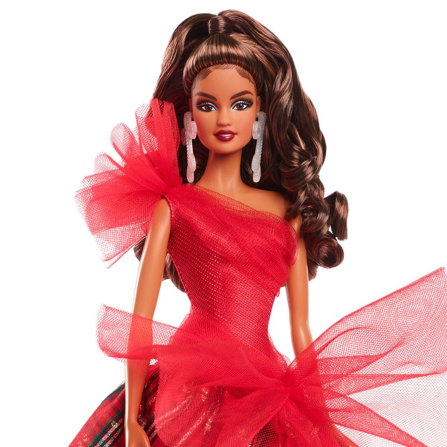 Barbie Holiday 2024 Doll with Long Brunette Hair