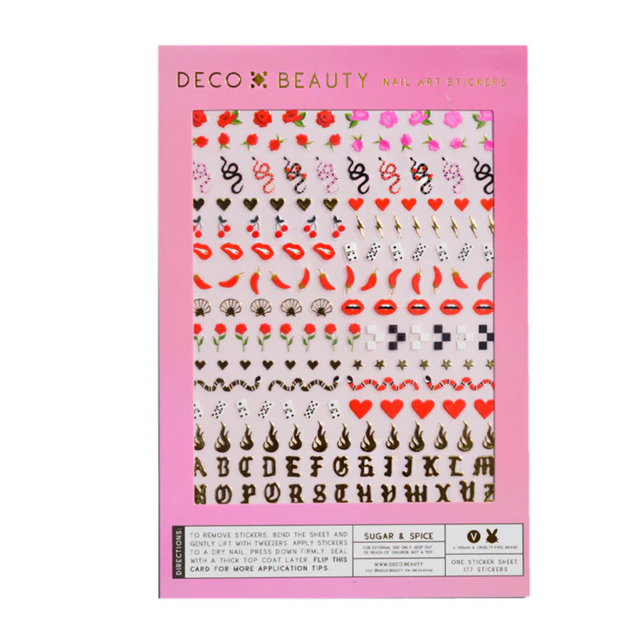 Nail Art Stickers: Sugar & Spice