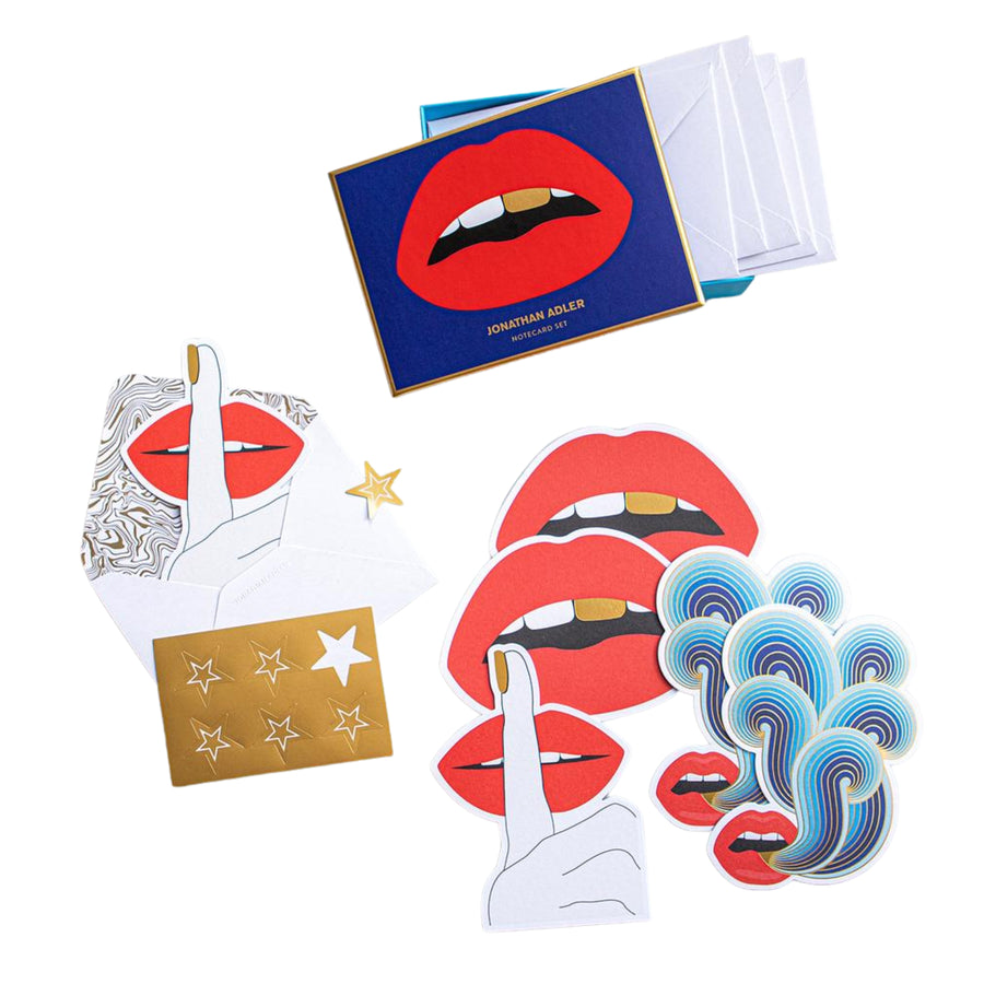 Jonathan Adler Boxed Diecut Notecard Set 2