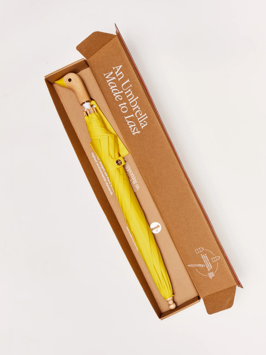 Yellow Children's Eco-Friendly Duckling Umbrella