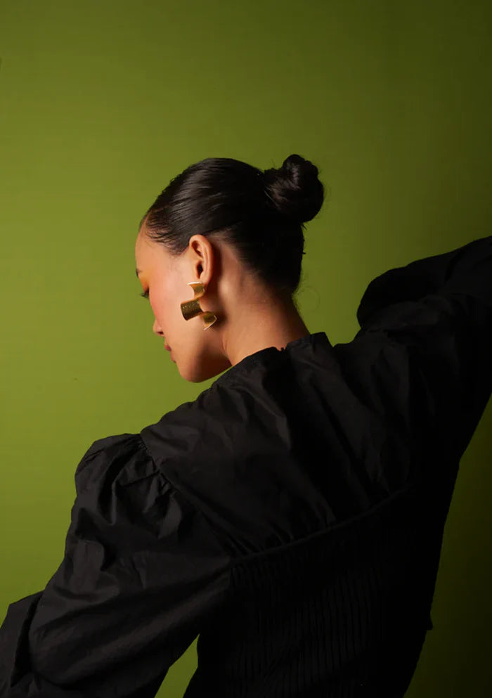 Gold Wind Whispers Earrings