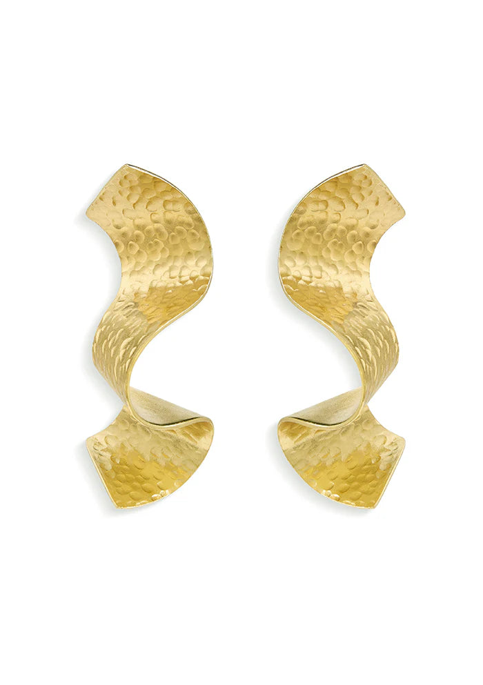 Gold Wind Whispers Earrings