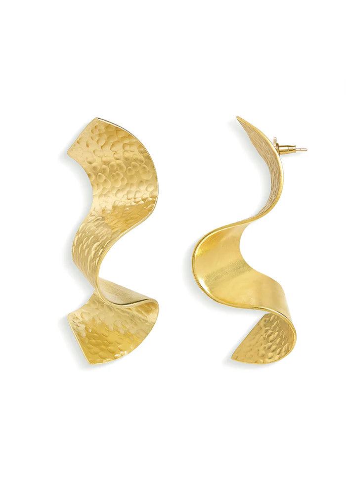 Gold Wind Whispers Earrings