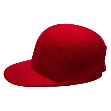 Edie wool baseball cap- Red