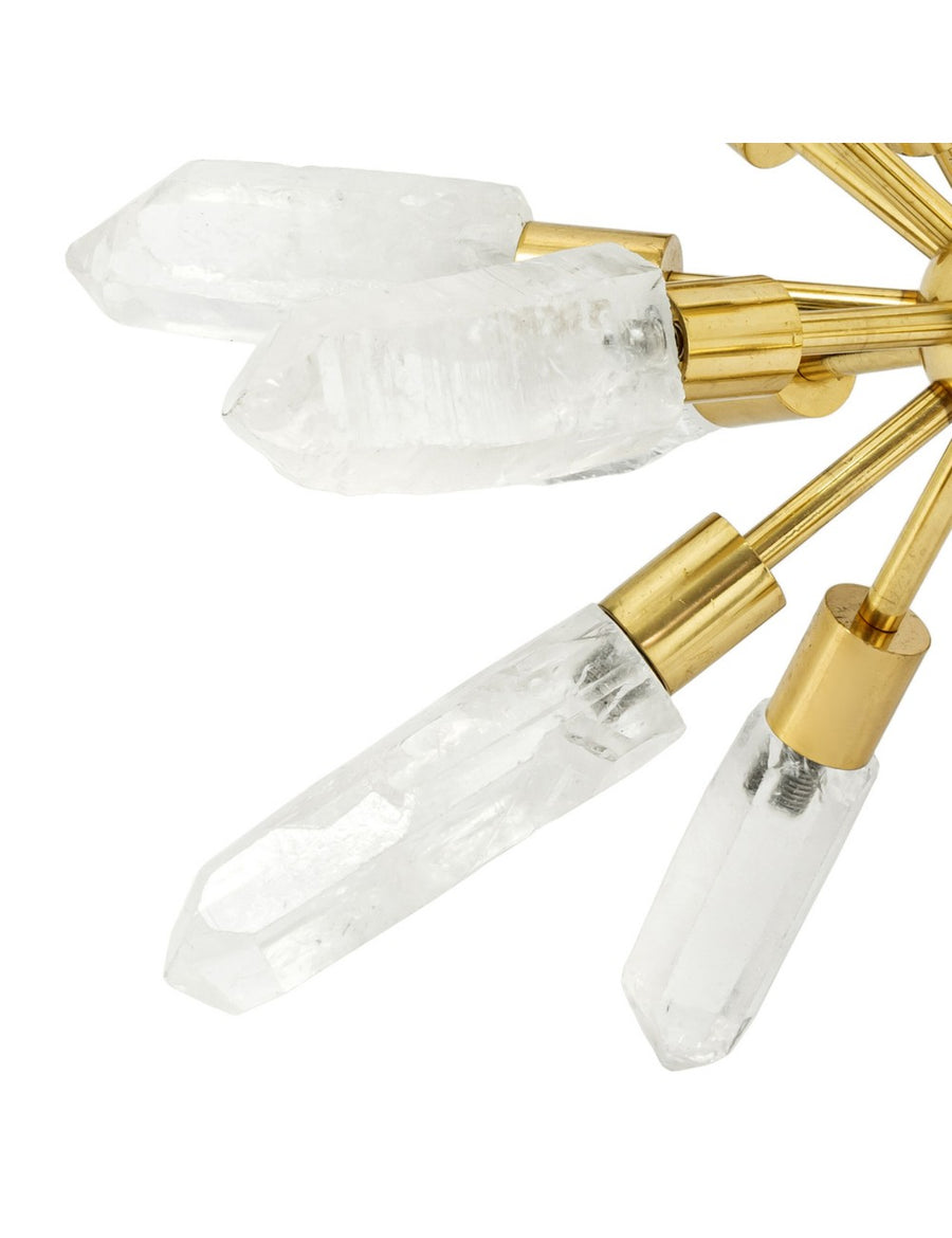 LIXUS selenite Starburst sculpture