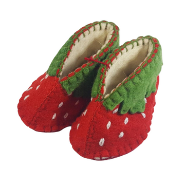 Baby Booties - Strawberry