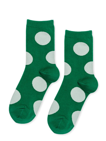 Rie Crew Socks - Cadmium